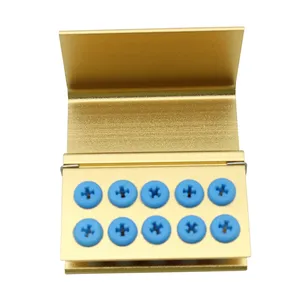 Porta frese dentarie autoclavabili con 10 fori in silicone Block scatola per FG RA ad alta e bassa velocità Burs alimentazione manuale - Product Image 5
