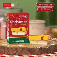Serie Navideña Transfronteriza: Bloques de Construcción de Microdiamantes DIY, Rompecabezas de Pequeñas Partículas de Papá Noel, Regalo de Plástico para Niños