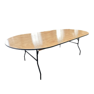 Mesa <span class=keywords><strong>de</strong></span> Picnic Plegable <span class=keywords><strong>de</strong></span> Madera Q-93 <span class=keywords><strong>con</strong></span> <span class=keywords><strong>Forma</strong></span> <span class=keywords><strong>de</strong></span> <span class=keywords><strong>Serpiente</strong></span>, Diseño Contemporáneo para Banquetes y Bodas - Product Image 4