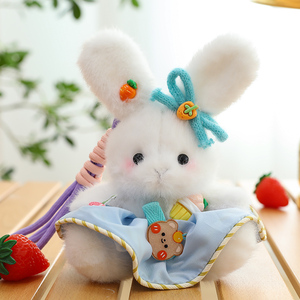 Portachiavi personalizzabile eco-friendly Super Soft in cotone PP adorabile peluche di peluche per alleviare lo Stress tecnico lavato - Product Image 1