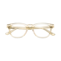 Lunettes en acétate Transparent, 1 paire, verres optiques transparents, à monture transparente, pour hommes et femmes, myopie