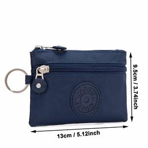 Wholesale Cute Mini Card Holder Coin <b>Wallet</b> Custom <b>Small</b> Bag Waterproof Oxford Fabric Keychain Purse for Promotional Backpacks - Product Image 3