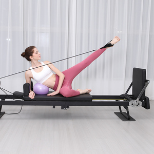 Reformer Extra Largo de 232 cm, Tamaño King, Plegable, Portátil, Máquina de Yoga y Fitness para el Hogar, Estructura de Acero, Entrenamiento de Core S3003 + Resorte de Látex Dua - Product Image 6