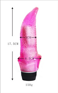 Vibrador en forma de lengua opular para mujer, consolador femenino de silicona grande y enorme, Juguetes sexuales - Product Image 3