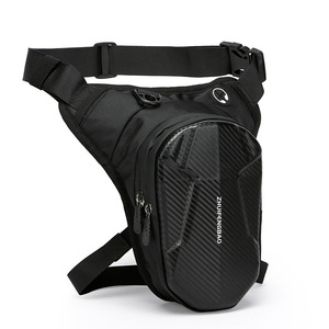 Bolsa de Cintura Masculina Rígida para Motociclistas, Impermeável, Expansível, para Viagem, Equipamento de Perna para Moto, EVA+PU+Poliéster - Product Image 1