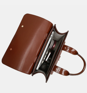 Vintage Genuine <b>Leather</b> <b>Laptop</b> <b>Backpack</b> Brown Rucksack Zipper Softback for Travel Office Outdoor - Product Image 2