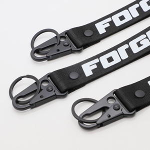 Custom Printed Short Wrist <b>Lanyard</b> with Heavy Duty Carabiner <b>for</b> Performance Car Enthusiasts Durable <b>Key</b> <b>Lanyards</b> - Product Image 3