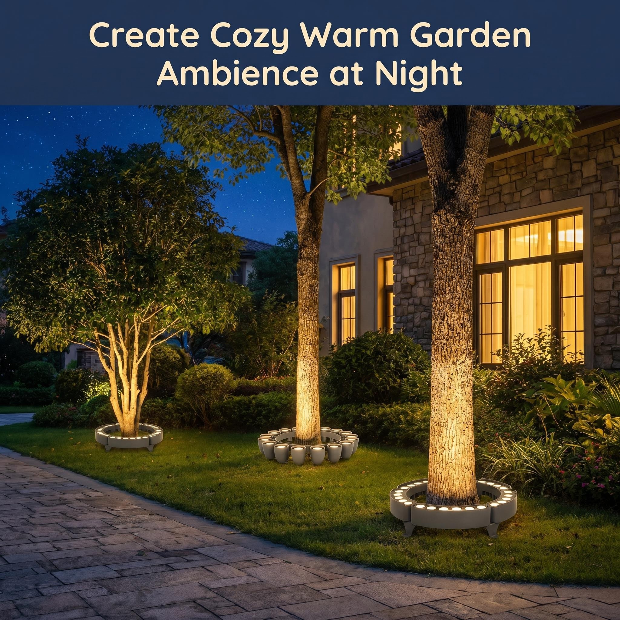 LED Flood Light Daylight 3500k 4000k 6000k IP65 Waterproof Outdoor RGB MDX512 Hug Tree Lamp Landscape Garden Tree Light · image 2