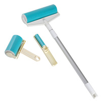Wasch bar leicht zu reinigen Tragbare Walze Sticky Hair Device Lang griff Sticky Hair Dust Collector Removal Brush Set