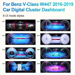 Navihua <b>for</b> Benz V-Class W447 2016-2019 Full LCD Digital Cluster Dashboard Display <b>Speedometer</b> Wireless Carplay Virtual Cockpit - Product Image 3
