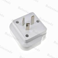 AU vers US CN EU Plug 16A Adaptateur Chine Européenne vers Australien Nouvelle-Zélande 3 Broches En Acier Inoxydable Argent Power Wall Plug Socket