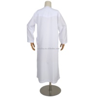 Emirates Polyester Moins cher Robe arabe musulmane Kaftan Jubah Abaya Jalabya Ethnique Lelaki Thobe Garçon Vêtements islamiques Kandura