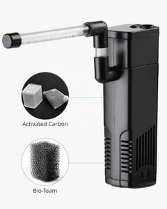 ตัวกรองภายในตู้ปลาหรูหรา53 gph 5W ตัวกรองพลังงานใต้น้ำสำหรับตู้ปลาบรรจุ5-10แกลลอนพลาสติกทรงสี่เหลี่ยม5กล่อง - Product Image 4