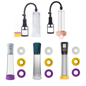 Male Erection Enhancer Electric LCD Smart Constant Pressure <b>Masturbator</b> With Rings For Adult Pleasure - Product Image 1