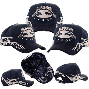 Cappello da Baseball Ricamato El Barbas Chip NFC 2026 Nero in Pelle Scamosciata con Chiusura Snapback per Uomo Gorra Canelo - Product Image 5