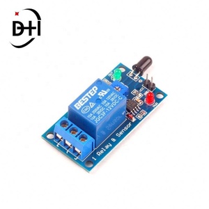 1 ช่อง 12V โมดูลเซ็นเซอร์เปลวไฟ การตรวจจับไฟไหม้ โมดูลรีเลย์เซ็นเซอร์แจ้งเตือนเหตุเพลิงไหม้ - Product Image 3