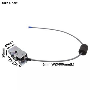 Ford Left Rear Lower Door <b>Lock</b> <b>Cable</b> Latch 194102YC15V431A03AM Replacement Part - Product Image 4