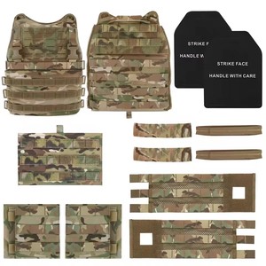 เสื้อเกราะกันกระสุนแบบขายส่ง รุ่น Heavy Duty ระบบ MOLLE ยี่ห้อ Scarab ลายพราง - Product Image 5