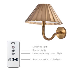 Lampe murale extérieure en métal, lampe murale sans fil LED pour la maison, la chambre, l'hôtel, la salle de bain - Product Image 4