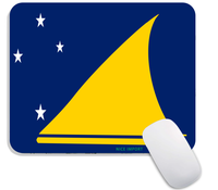 Alfombrilla de ratón con bandera de San Martín para hombres y mujeres, base de goma antideslizante, alfombrilla de escritorio para escritorio, ordenador, portátil, PC, juegos, hogar u oficina