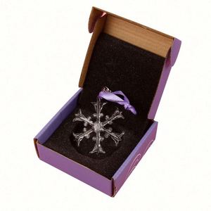 Nuevo Diseño Creativo de Copo de Nieve de Cristal Transparente para Decoración Navideña - Product Image 4