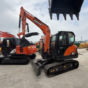 รถขุดขนาดเล็ก Doosan DX60 1.5 ตัน พร้อมบุ้งกี๋ขุดขนาด 0.12 ลบ.ม. อุปกรณ์ก่อสร้างมือสอง DX60 DX80 DX100 - Product Image 5
