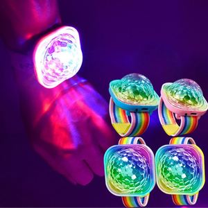 Grenzüberschreitende Smurf-Regenbogen-Handgelenk-DJ-Rave-Disco-Stroboskop-KTV-Bar-Saugnapf-Farbige Bühnenbeleuchtung mit Soundsteuerung - Product Image 2