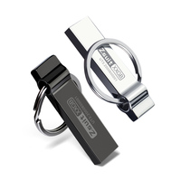 Clé USB en métal personnalisable en gros avec logo gratuit, mini clé USB 16 Go 32 Go 64 Go 128 Go USB 2.0, dispositif de stockage portable