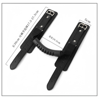 Ensemble de restraints pour adultes en cuir PU de qualité supérieure, menottes et attaches réglables pour couples, accessoires exotiques