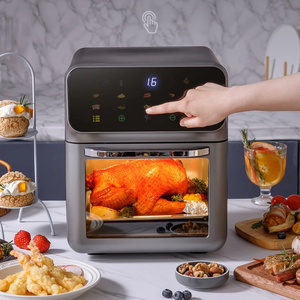 <span class=keywords><strong>Visual</strong></span> 10L 15L horno Consumer Reports mejor estante caliente sin aceite como se ve como cresta plateada freidora de aire sin aceite freidora de aire - Product Image 1