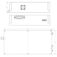 Module amplificateur de puissance ultra large bande SWT Sw-PA-1070012700-50c 100W 10,7-12,7 GHz 501 dB de gain pour test et mesure
