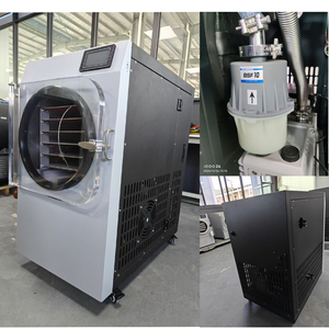 เครื่องอบแห้งแบบแช่แข็งอัตโนมัติ 20 กก./ชม. พร้อมปั๊ม PLC สำหรับใช้ในครัวเรือน ยี่ห้อ Guxing 220V SUS304 ประหยัดพลังงาน - Product Image 4