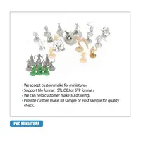 Miniaturas de jogo de tabuleiro personalizado, figuras de plástico de animais