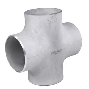 ANSI ASME B16.9 Butt Weld Stainless /Carbon Steel Pipe Fittings Cross