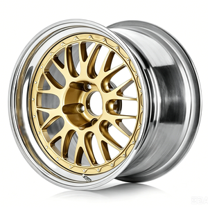 Set di 2 Cerchi in Lega Forgiati Personalizzati a Profilo Profondo, 15 <span class=keywords><strong>16</strong></span> 17 18 19 20 Pollici, 4*100 5*100 5*112 5*114.3, Compatibili con Auto Passeggeri GK5 BRZ F30 350Z - Product Image 2