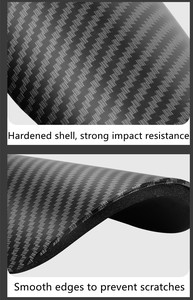 OEM portatile promozionale in fibra di carbonio stampato in plastica nera dura mini sublimazione calcio shinguard calcio <span class=keywords><strong>parastinchi</strong></span> da allenamento - Product Image 4