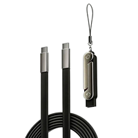 Câble de données USB-C vers USB-C 240W avec transfert de données et charge rapide, blindage tressé 1M 1.5M pour téléphone portable universel