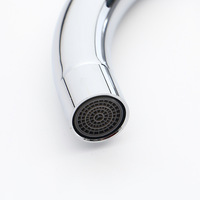 Robinet de cuisine moderne à poignée unique en acier inoxydable 304 avec jet pluie, support au sol et barre coulissante, robinet de douche pluie