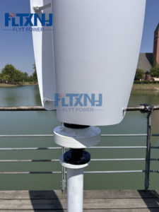 เครื่องกำเนิดไฟฟ้าพลังงานลมแบบใบพัดตั้งตรง รุ่น Wind Silent Tulip Flower สำหรับบ้าน 500W 1KW 2kW 3KW 12V 24V 48V ระบบออฟกริด - Product Image 4