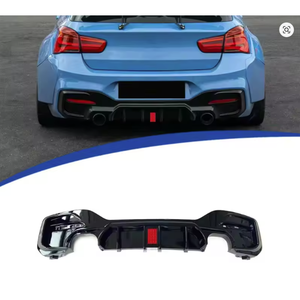 2026 nuevo tipo negro brillante diseño integrado plástico MP estilo difusor trasero para <span class=keywords><strong>BMW</strong></span> 1 serie F20 LCI M Sport Car 2015-2019 - Product Image 3