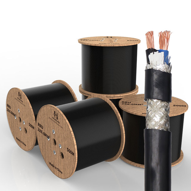 0.6/1kV 2G 6mm 10mm DC Power RRU Outdoor TFL CABLE PVC DC Power Solar Cable