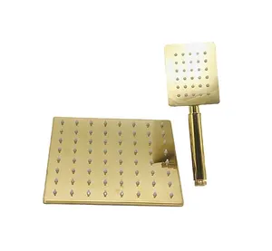 Mirror Surface SS201bathroom Shower Set With Shower Head Square Bathroom Head Shower