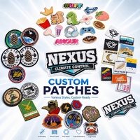 Patchs brodés thermocollants personnalisés, logo sur mesure pour vêtements, sacs, chapeaux, patchs décoratifs DIY, fabricant