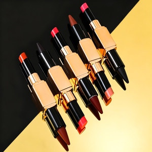 <b>Lipstick</b> and Lip Liner Glossy Finish Dual Tip Cosmetic Pen <b>Custom</b> Logo for Makeup Collection - Product Image 6