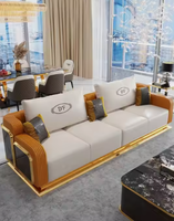 Nuevo producto caliente en forma de L, conjunto Seccional de esquina de tela moderna, muebles modernos, sofá silla individual minimalista