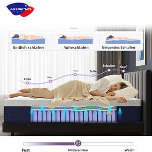 Colchón de Resortes Ensacados de Tamaño King Size Doble, Fabricado en Foshan, con Logotipo Bordado en Caja al Vacío, para Hospital u Hotel - Product Image 4