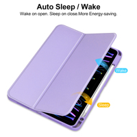 Étui magnétique en acrylique pour tablette Auti Sleep/Wake pour iPad Pro 13 pouces M4/M5, étui de protection antichoc avec emplacement pour stylet