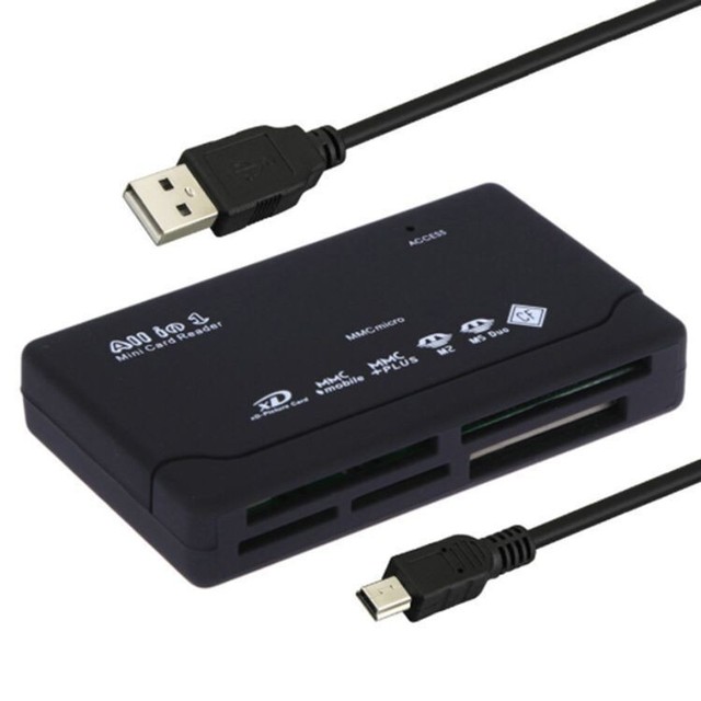 USB2.0 high-speed SD card TF reader MS computer six-in-one M2 multi-functional XD card reader CF