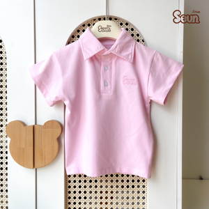 Camiseta Polo de Alta Calidad para Niños, Tela de Algodón Cómoda y Duradera, Ropa para Jugar al Aire Libre para Niños y Niñas - Product Image 6