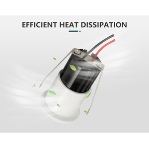 Thiết Kế Sáng Tạo Vòng Chiếu Sáng Trong Nhà Nhôm 3Watt COB Chìm Trần Dẫn Ánh Sáng Tại Chỗ - Product Image 3